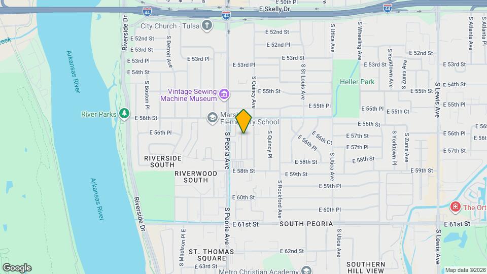 5614 S Quaker Ave Map and Location Details