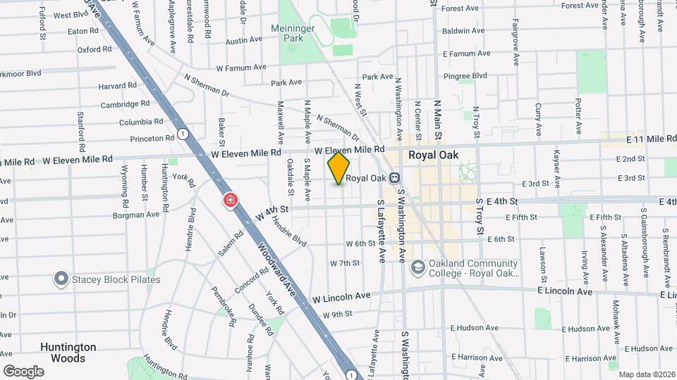 314 S Laurel St Map and Location Details