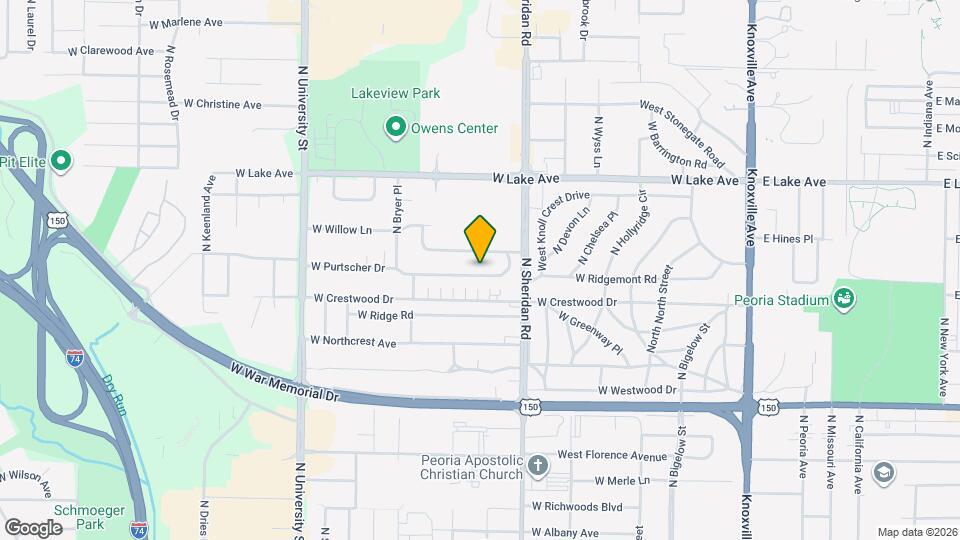 811 W Purtscher Dr Map and Location Details