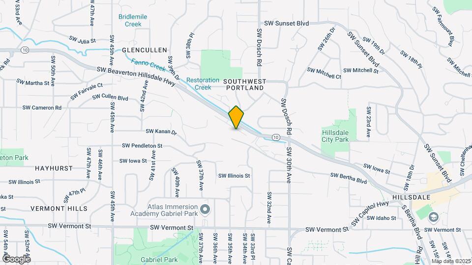 3394 SW Beaverton Hillsdale Hwy Map and Location Details