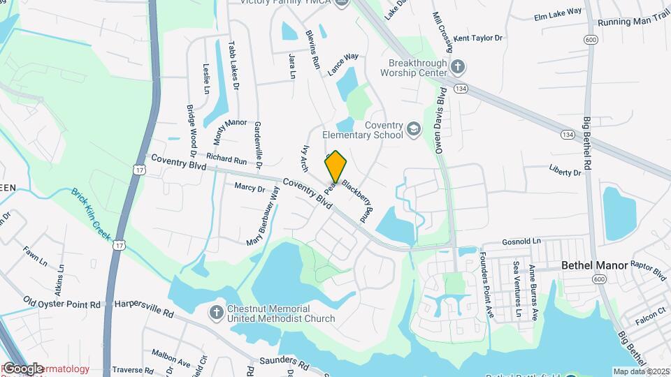 202 Peachtree Ln Map and Location Details