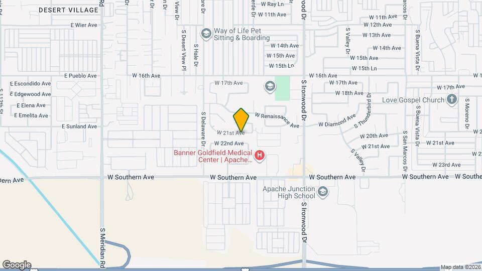 2027 W 21st Ave Map and Location Details