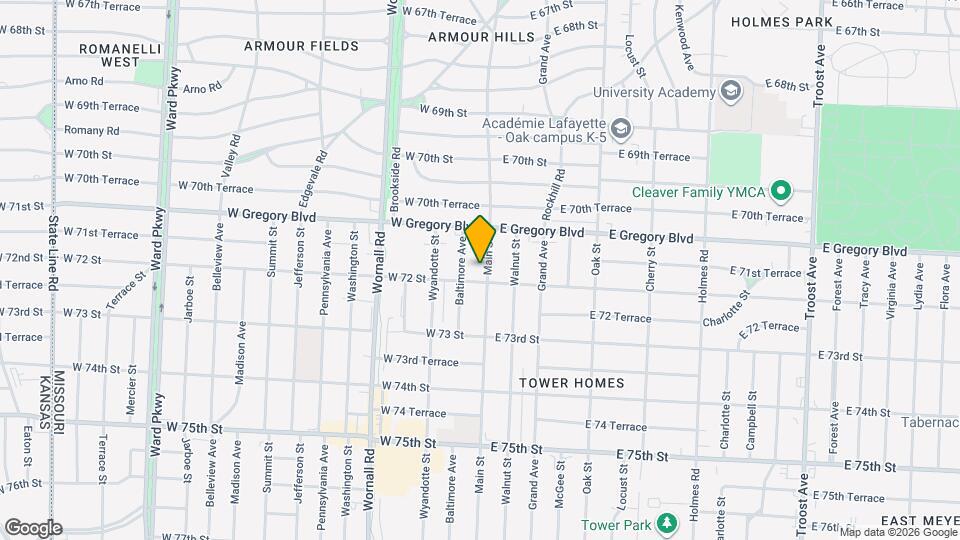 7140 Main St Mapa y Detalles de la Ubicación