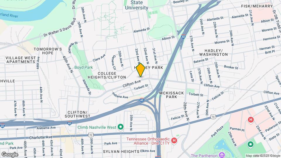3300 Clifton Ave Map and Location Details