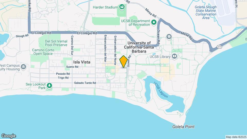 Santa Barbara Student Housing Map and Location Details