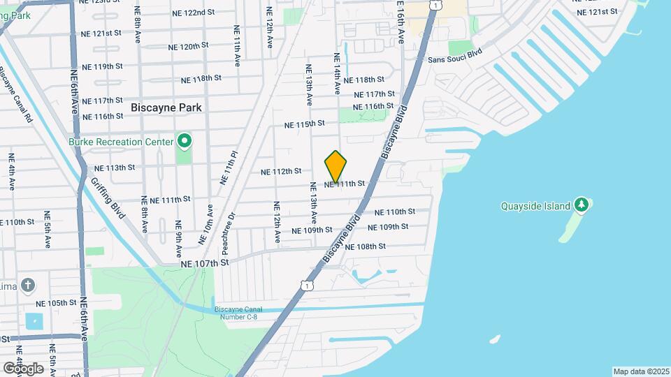 1380 NE 111th St Map and Location Details