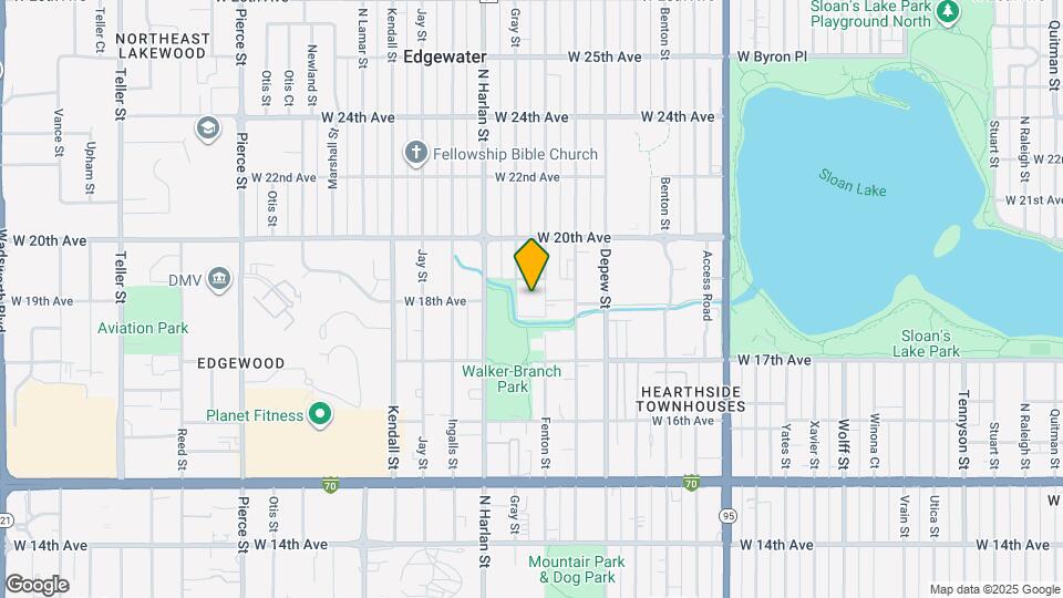 1865 Fenton St Map and Location Details