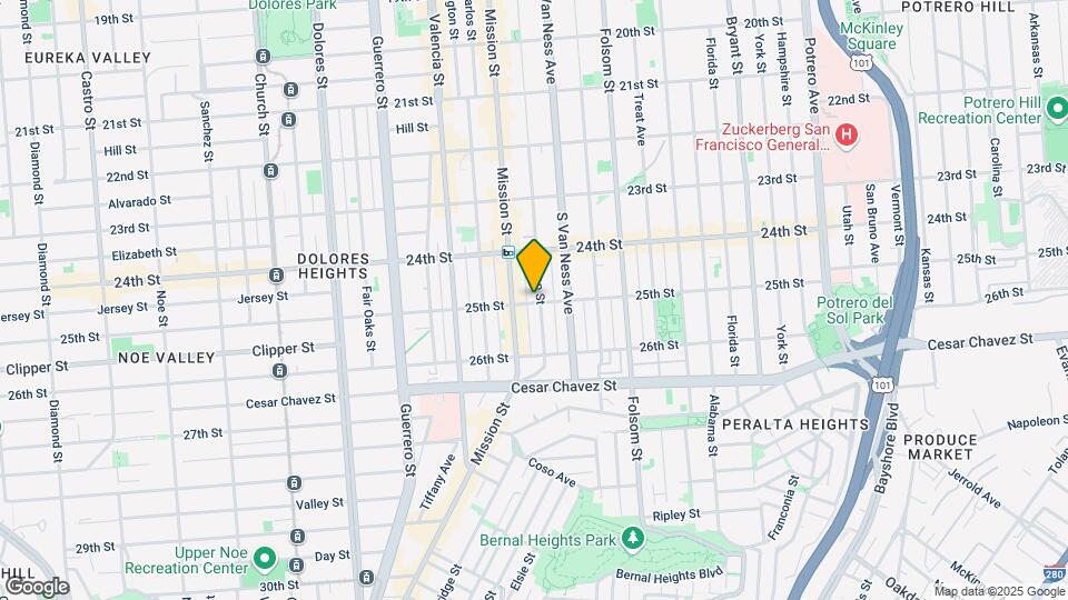 994 Capp St Map and Location Details