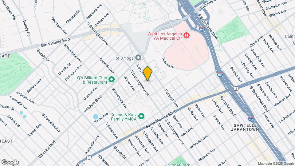 1293 Barry Ave Mapa y Detalles de la Ubicación