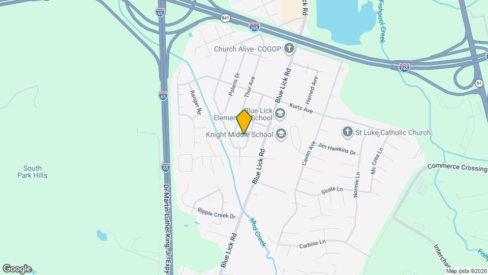 9812 Saturn Dr Map and Location Details