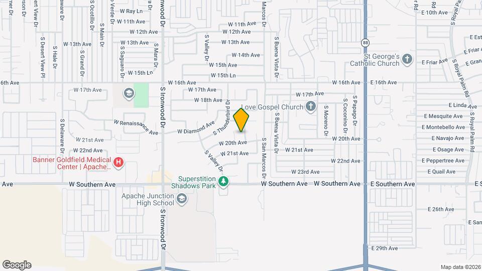 2018 S Rennick Dr Mapa y Detalles de la Ubicación