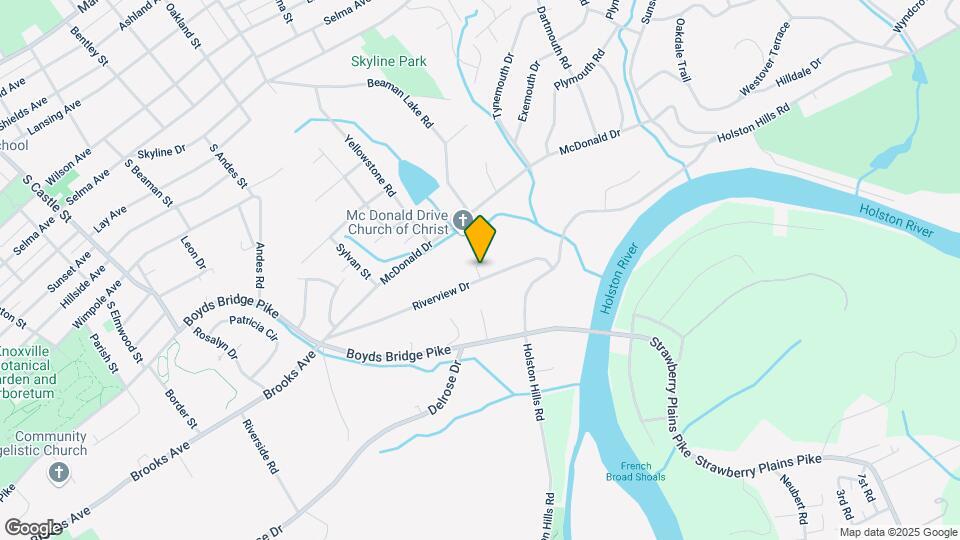 3627 Riverview Dr, Unit House Map and Location Details