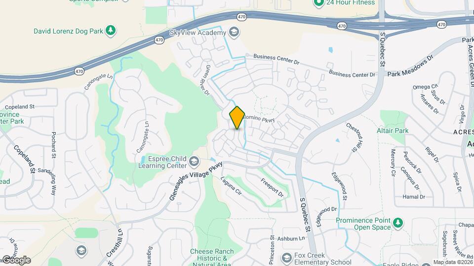 6502 Silver Mesa Dr, Unit F Map and Location Details