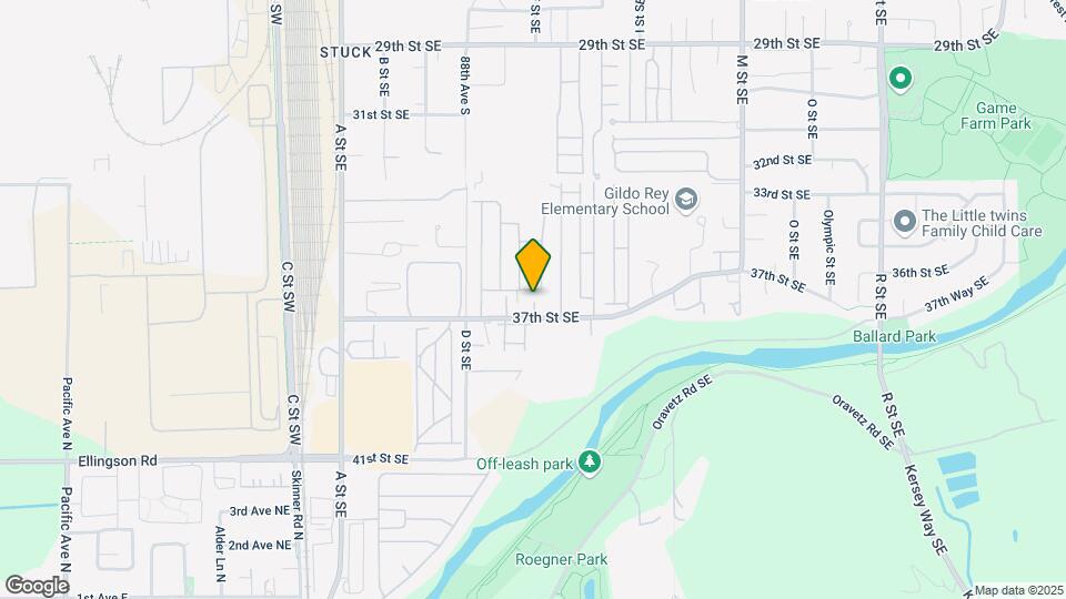 539 37TH St SE Map and Location Details