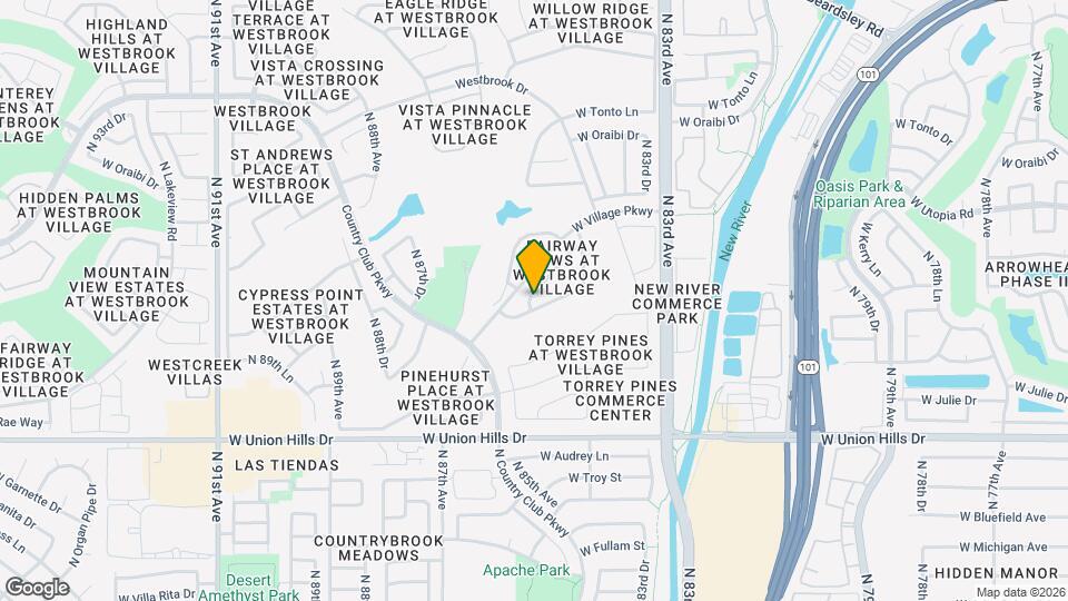 8508 W Kimberly Way Map and Location Details