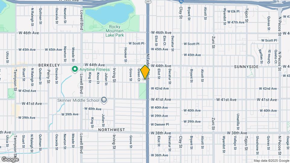 4205 Federal Blvd Map and Location Details