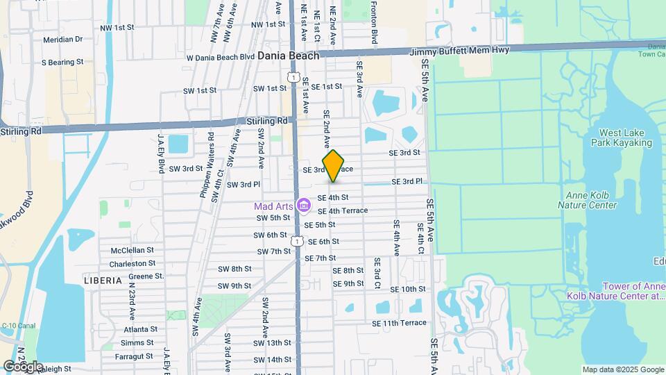 202 SE 3rd Pl, Unit 1 Map and Location Details