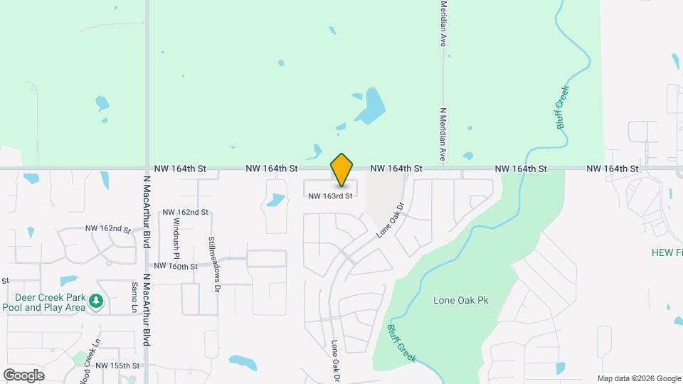 4921 NW 163rd St Map and Location Details