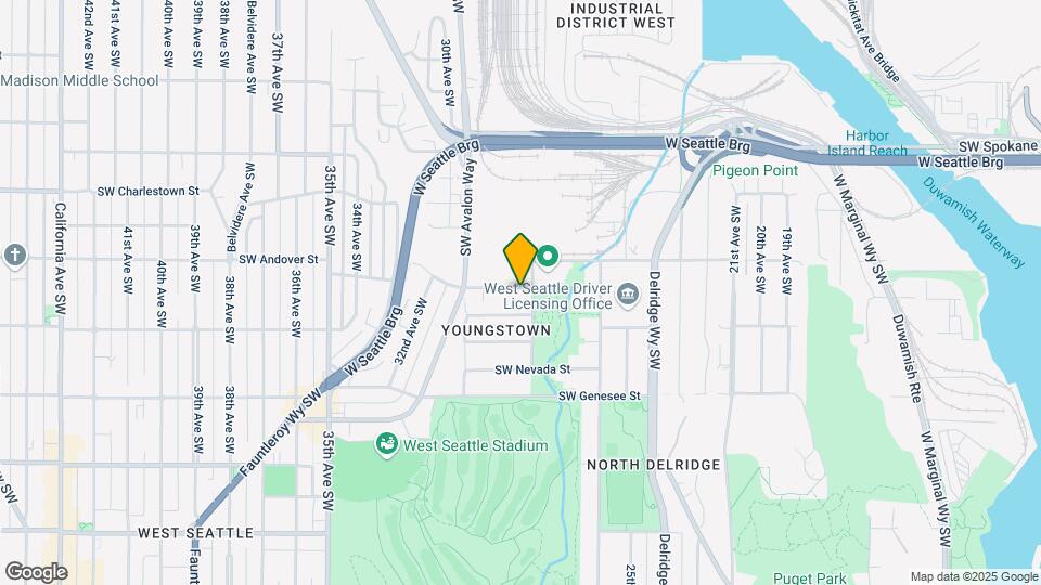 2807 SW Yancy St Map and Location Details