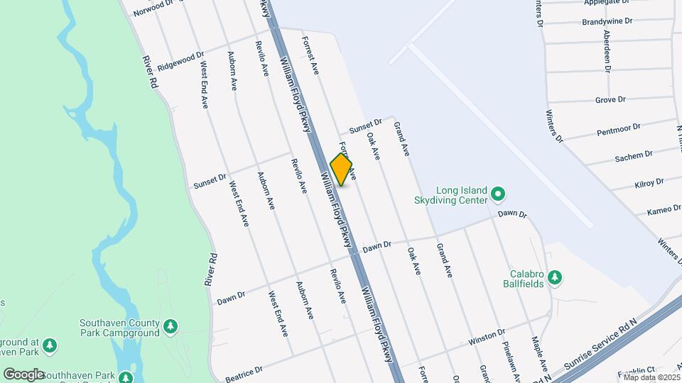 1172 William Floyd Pkwy Map and Location Details