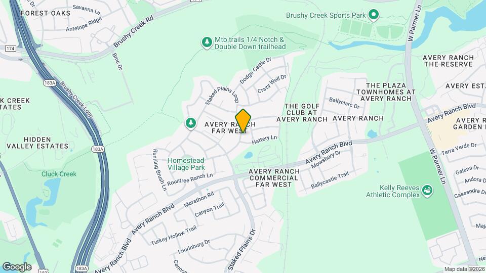 14605 Staked Plains Loop Map and Location Details