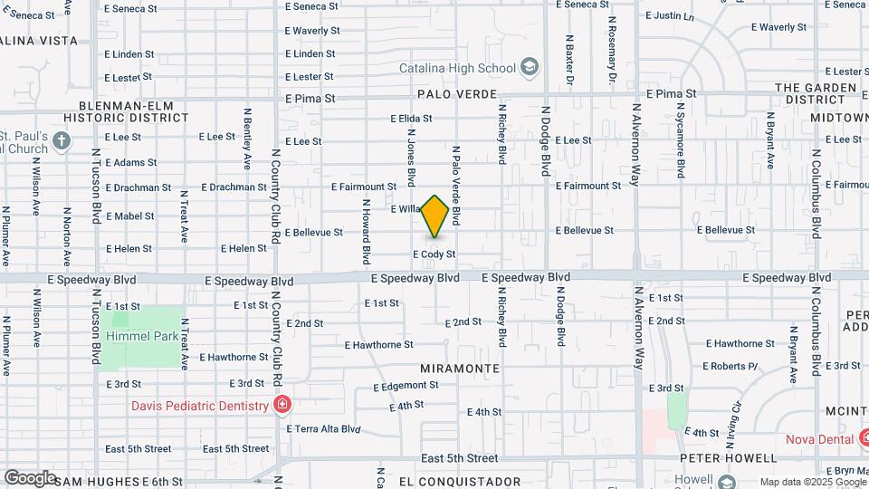 3431 E Cody Ave Map and Location Details