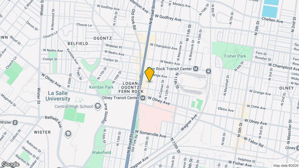 5743 N Park Ave Mapa y Detalles de la Ubicación