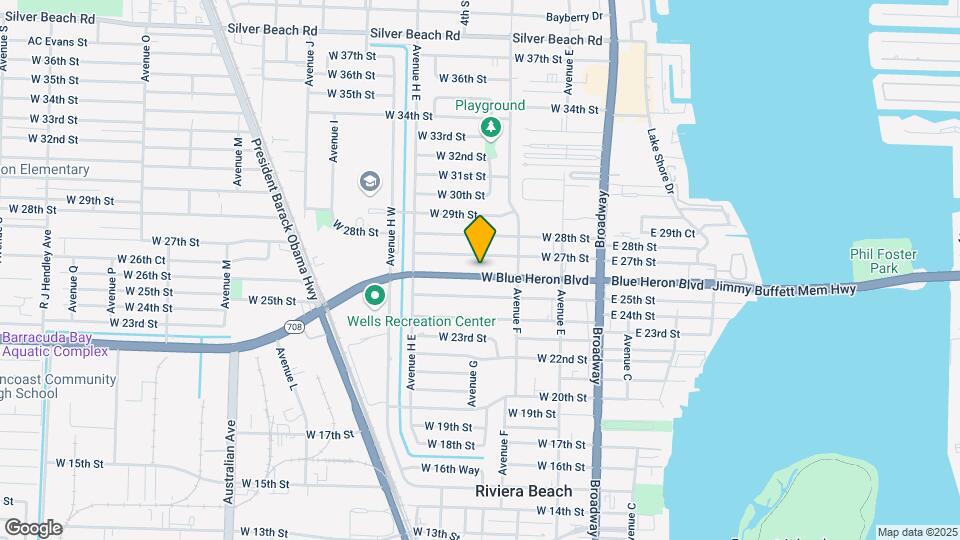 310 W Blue Heron Blvd Map and Location Details