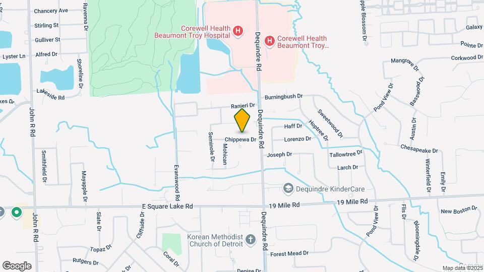 2915 Chippewa Dr Map and Location Details