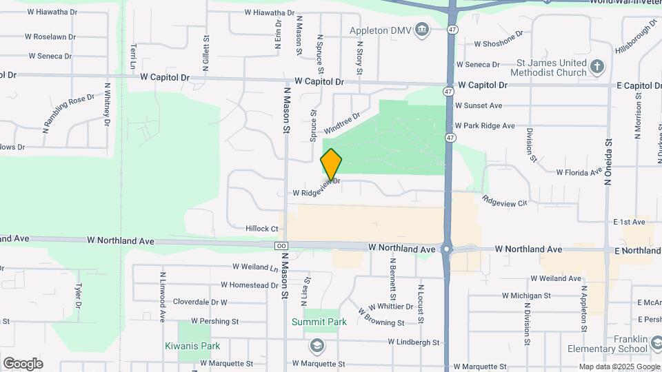 1121 W Ridgeview Dr Map and Location Details