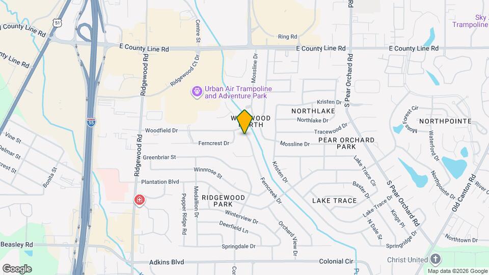 6145 Ferncreek Dr Map and Location Details