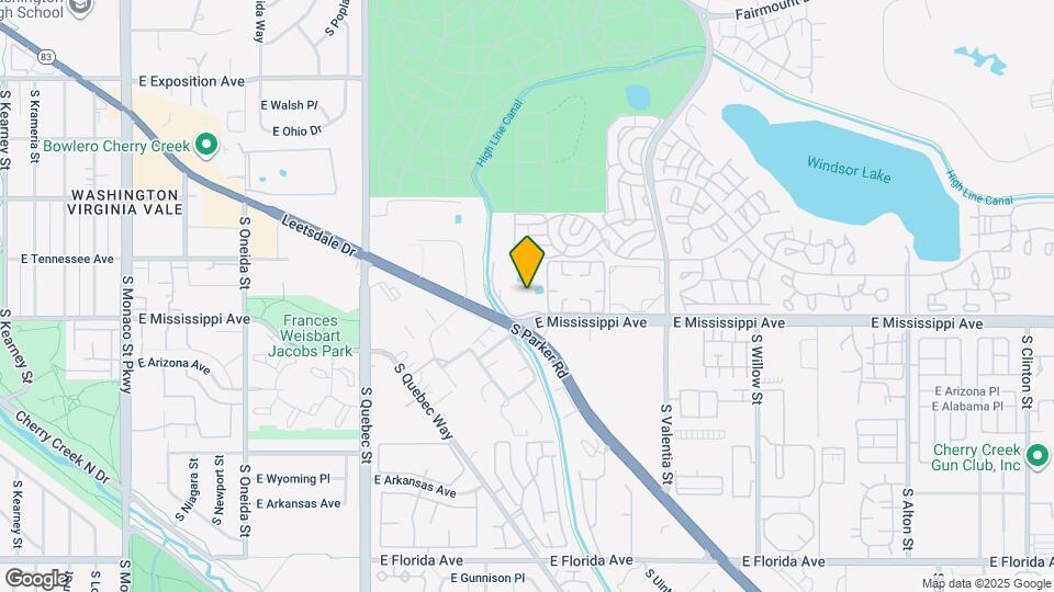 7877 E Mississippi Ave, Unit 106 Mapa y Detalles de la Ubicación