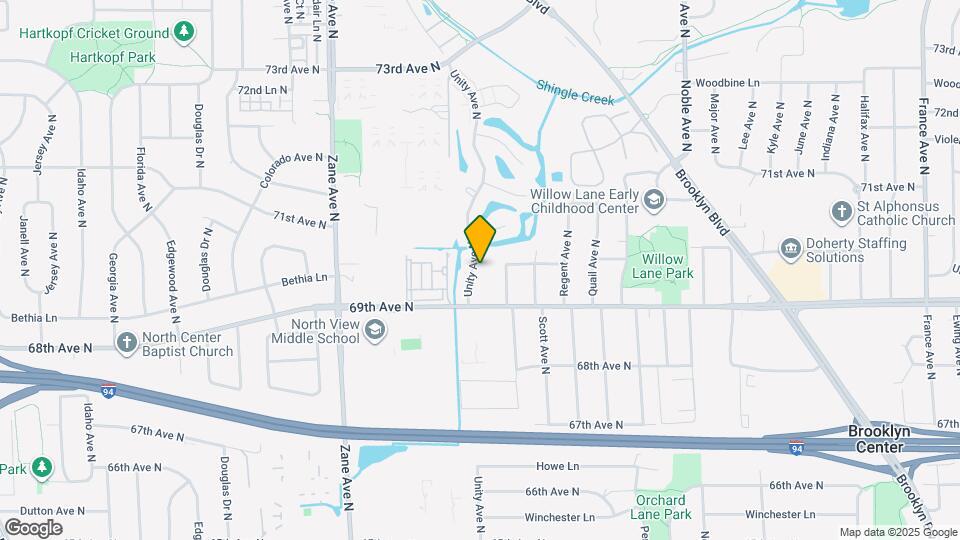 6936 Unity Ave N Map and Location Details