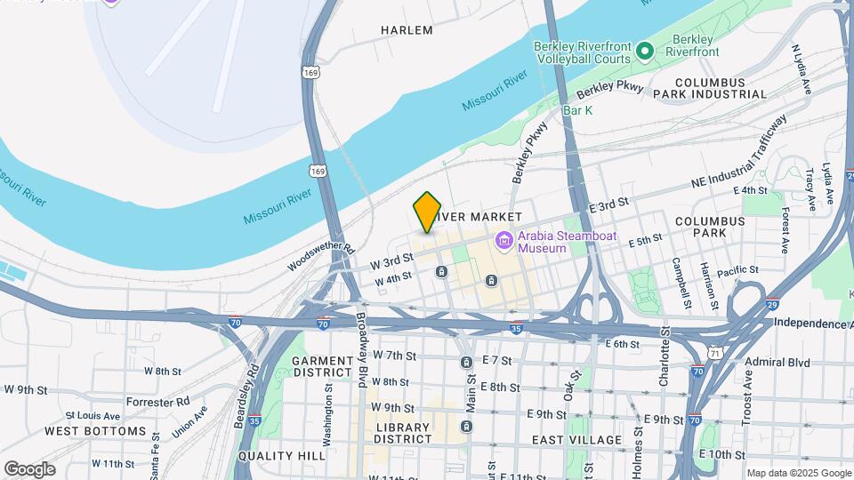 Delaware Lofts Mapa y Detalles de la Ubicación