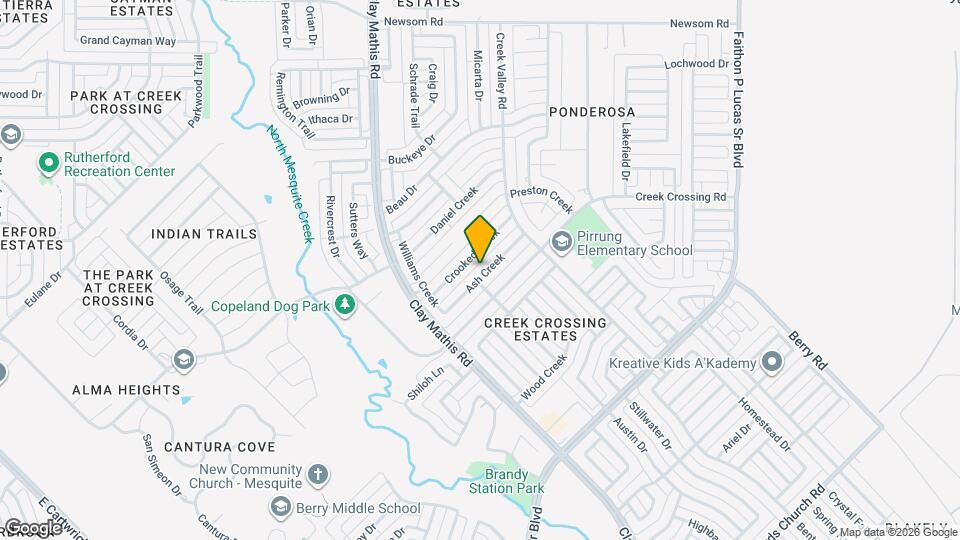 2621 Ash Creek Map and Location Details