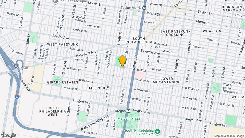 2308 S 15th St, Unit 2nd Floor Map and Location Details