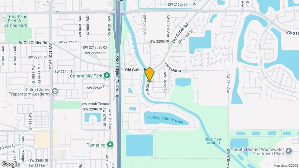 22581 SW 103rd Ct Map and Location Details