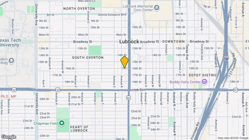 1707 16th St Mapa y Detalles de la Ubicación