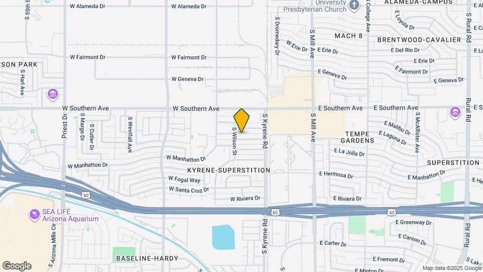 416 W Pebble Beach Dr Map and Location Details
