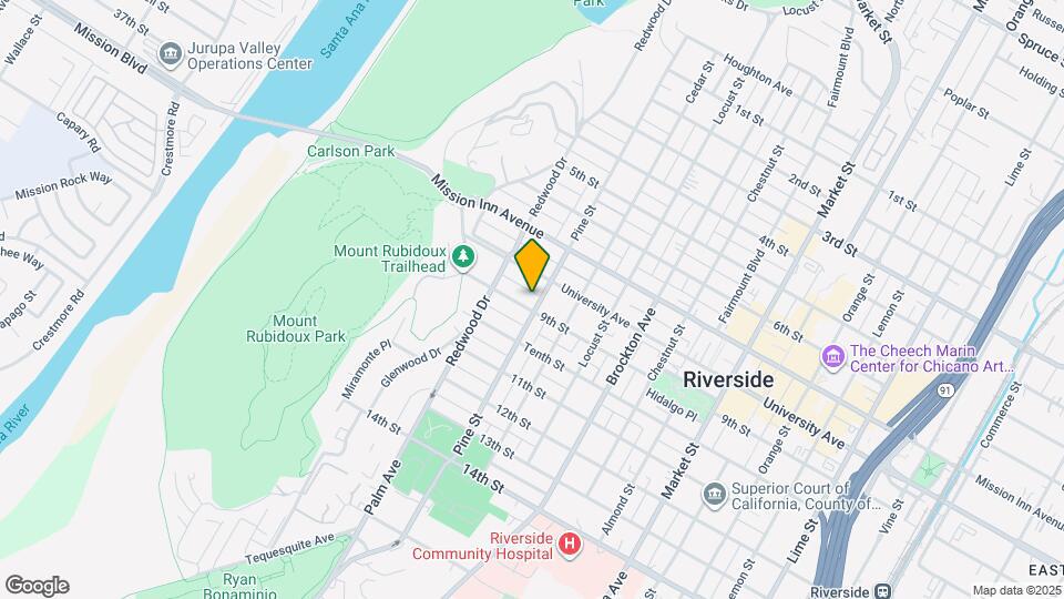 3875 Pine St Map and Location Details