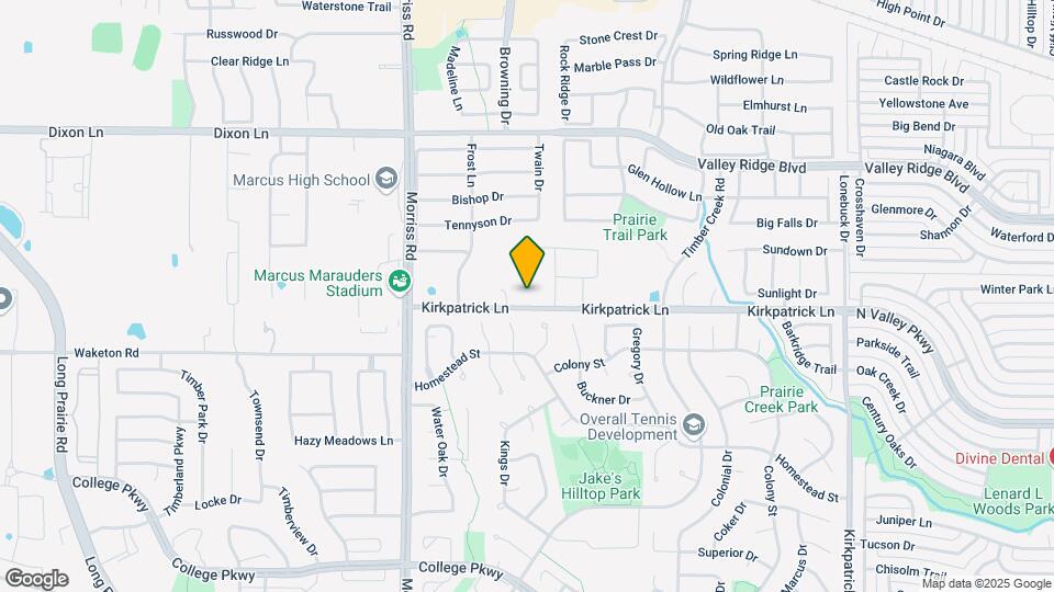 1800 Kirkpatrick Ln Map and Location Details