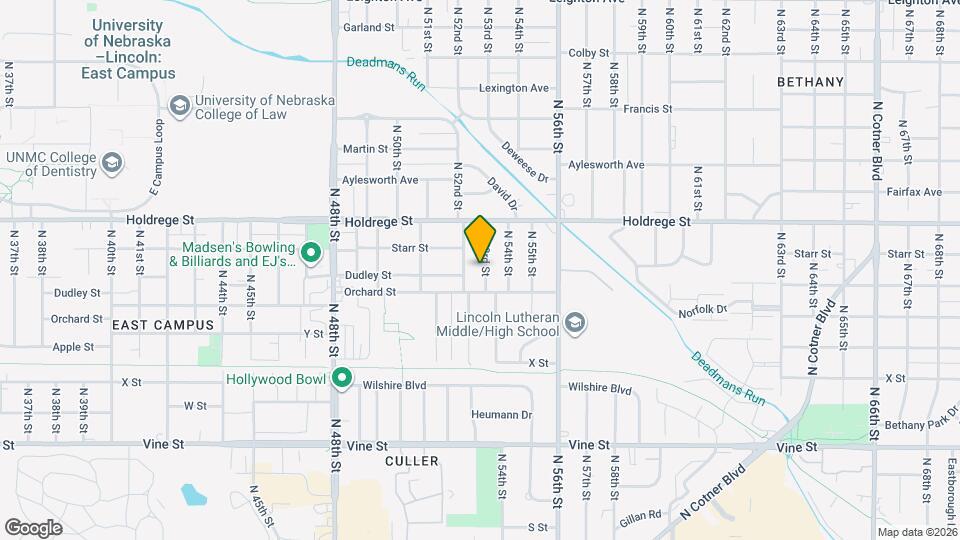 1231 N 53rd St Map and Location Details