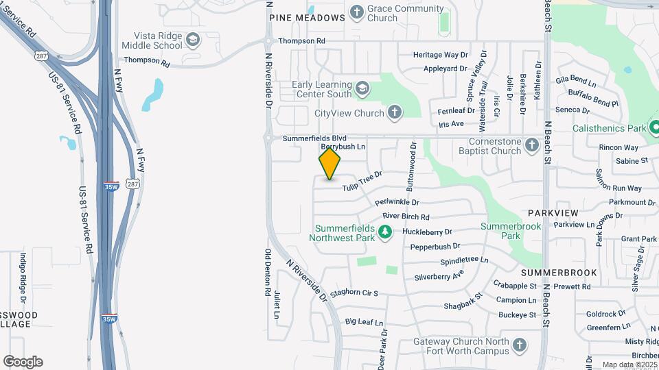3717 Tulip Tree Dr Map and Location Details