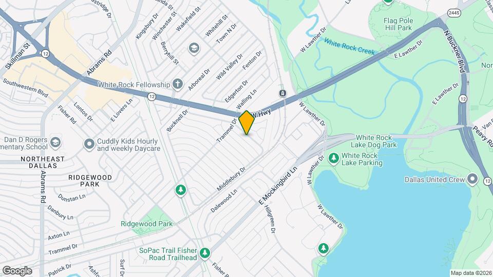 7236 Wake Forrest Dr Map and Location Details