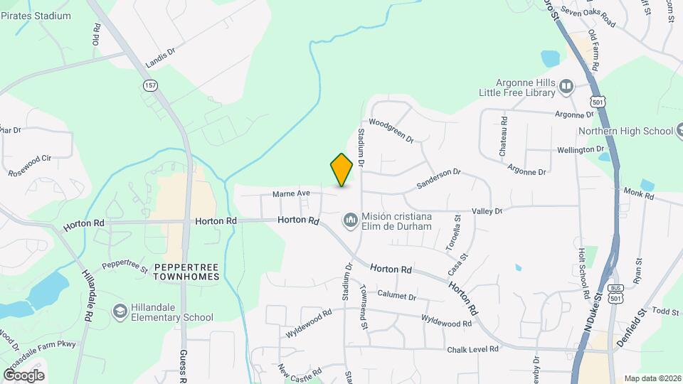 1206 Marne Ave Map and Location Details