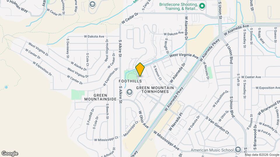 620 S Youngfield Ct Map and Location Details