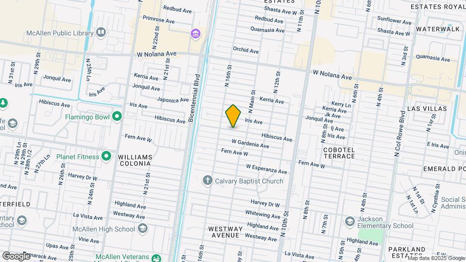 1425 E Hibiscus Ave-Unit -2 Map and Location Details