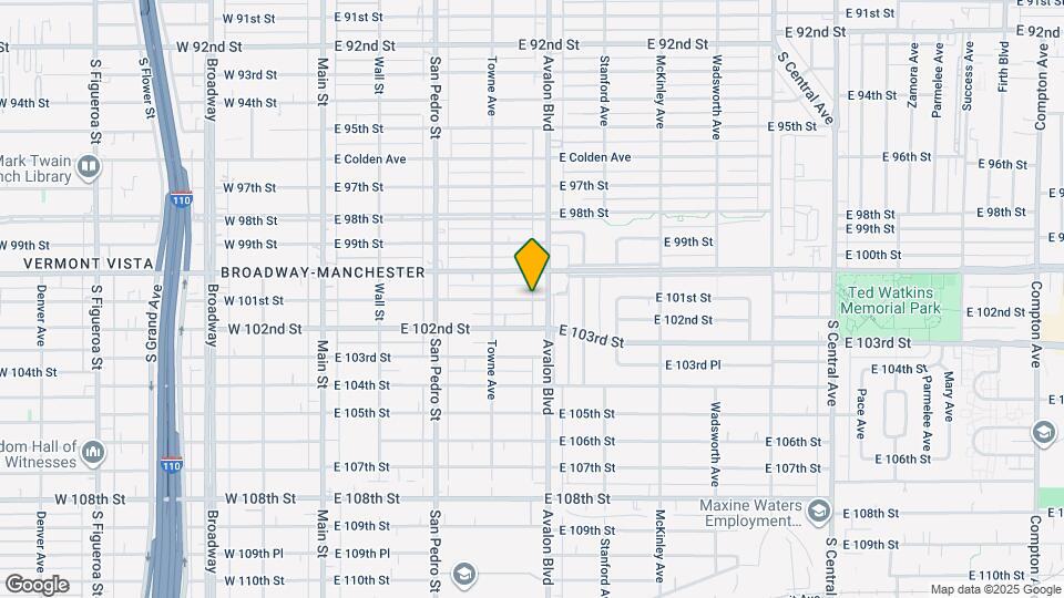 445 E 101st St Map and Location Details