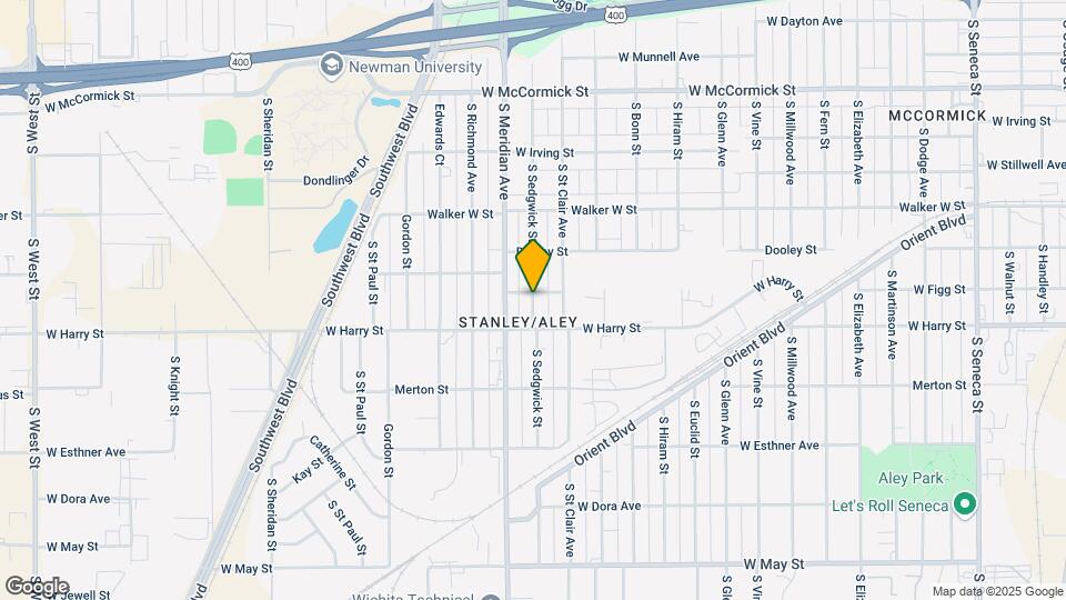 1308 S. Sedgwick St. Map and Location Details
