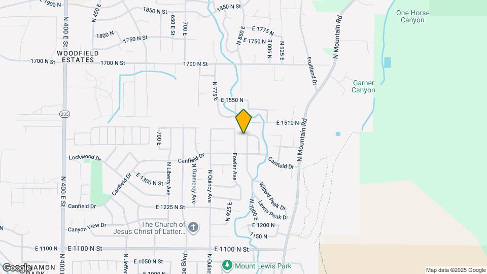 1471 N Lewis Peak Dr Mapa y Detalles de la Ubicación